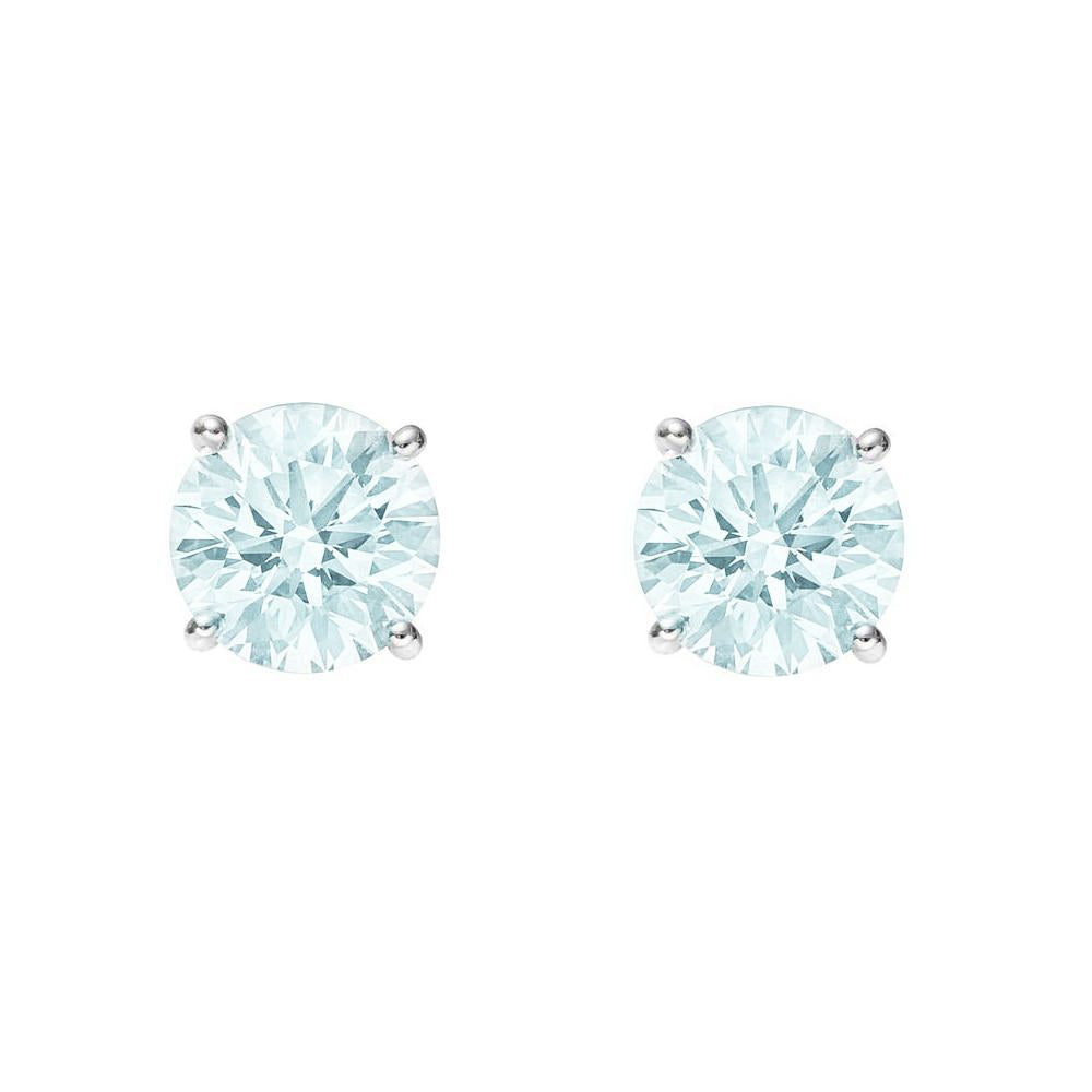 Aquamarine Stud Earrings