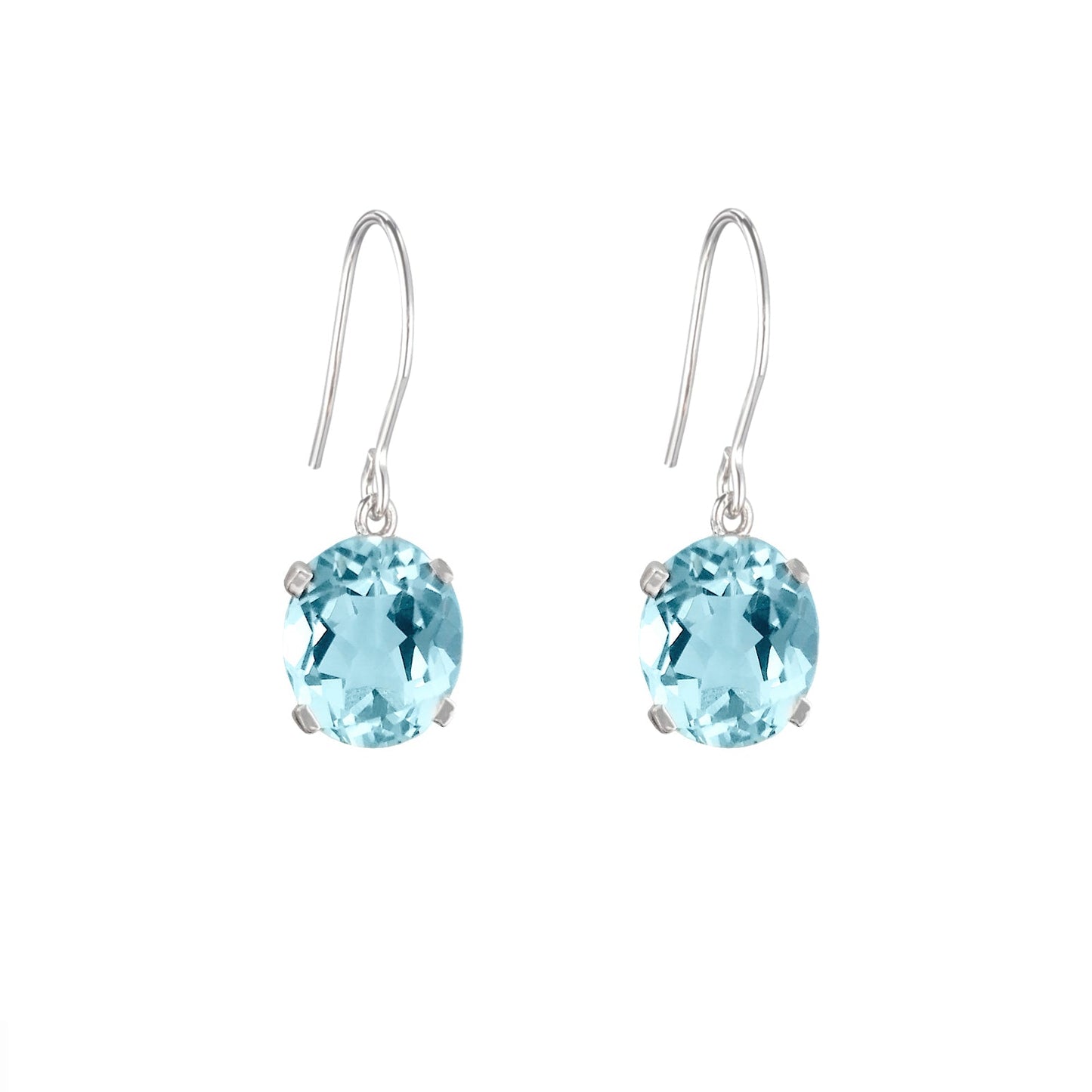 Sky Blue Topaz Drop Earrings | The South of France Collection | Augustine Jewels | Gemstone Jewellery