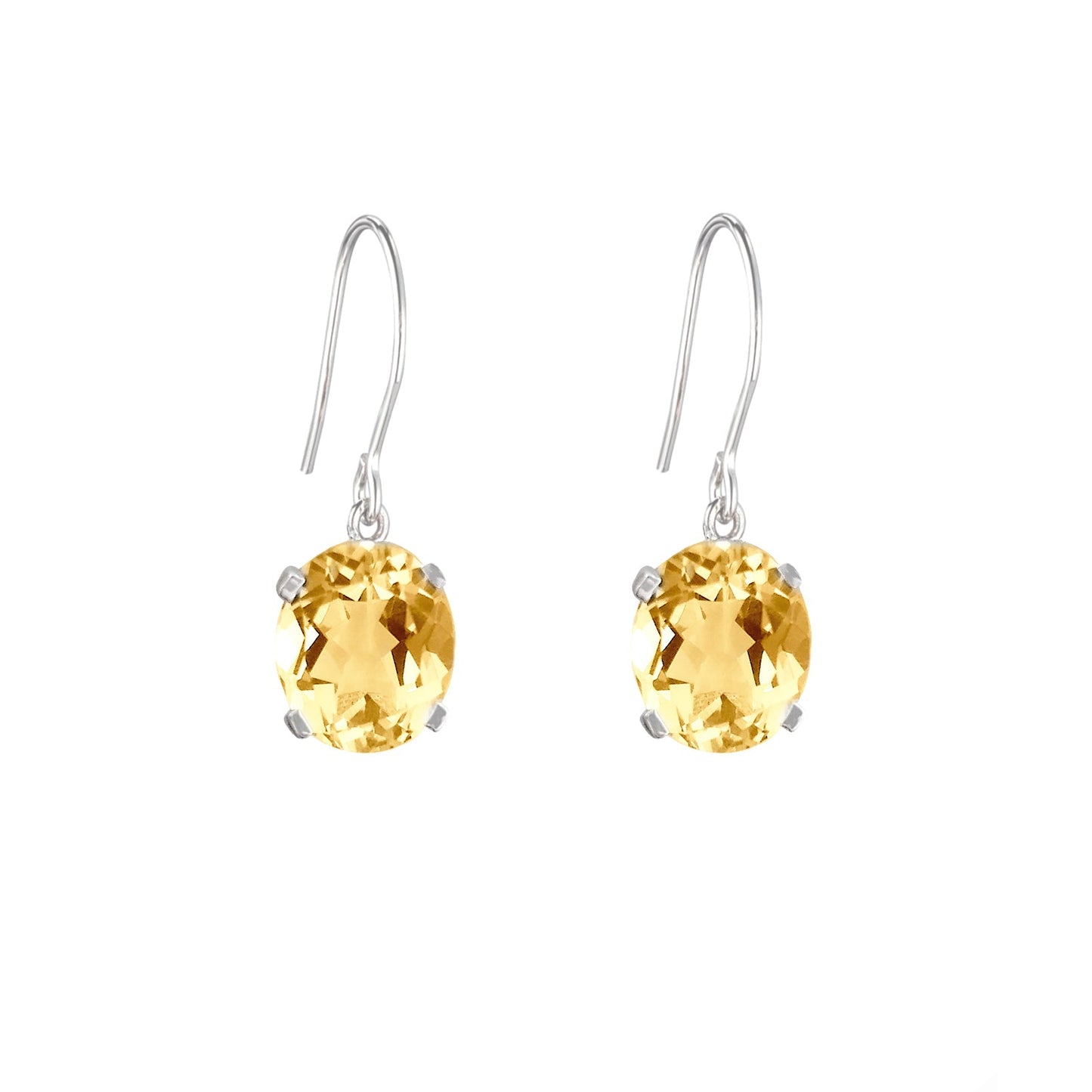 Citrine Hook Earrings | The South of France Collection | Augustine Jewels | Gemstone Earrings