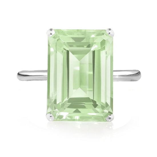 Green Amethyst Ring | The South of France Collection | Augustine Jewels | Gemstone Jewellery