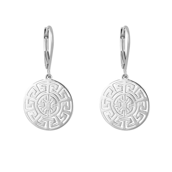 Silver Aztec Earrings | Augustine Jewels | The Aztec Collection | Silver Jewellery