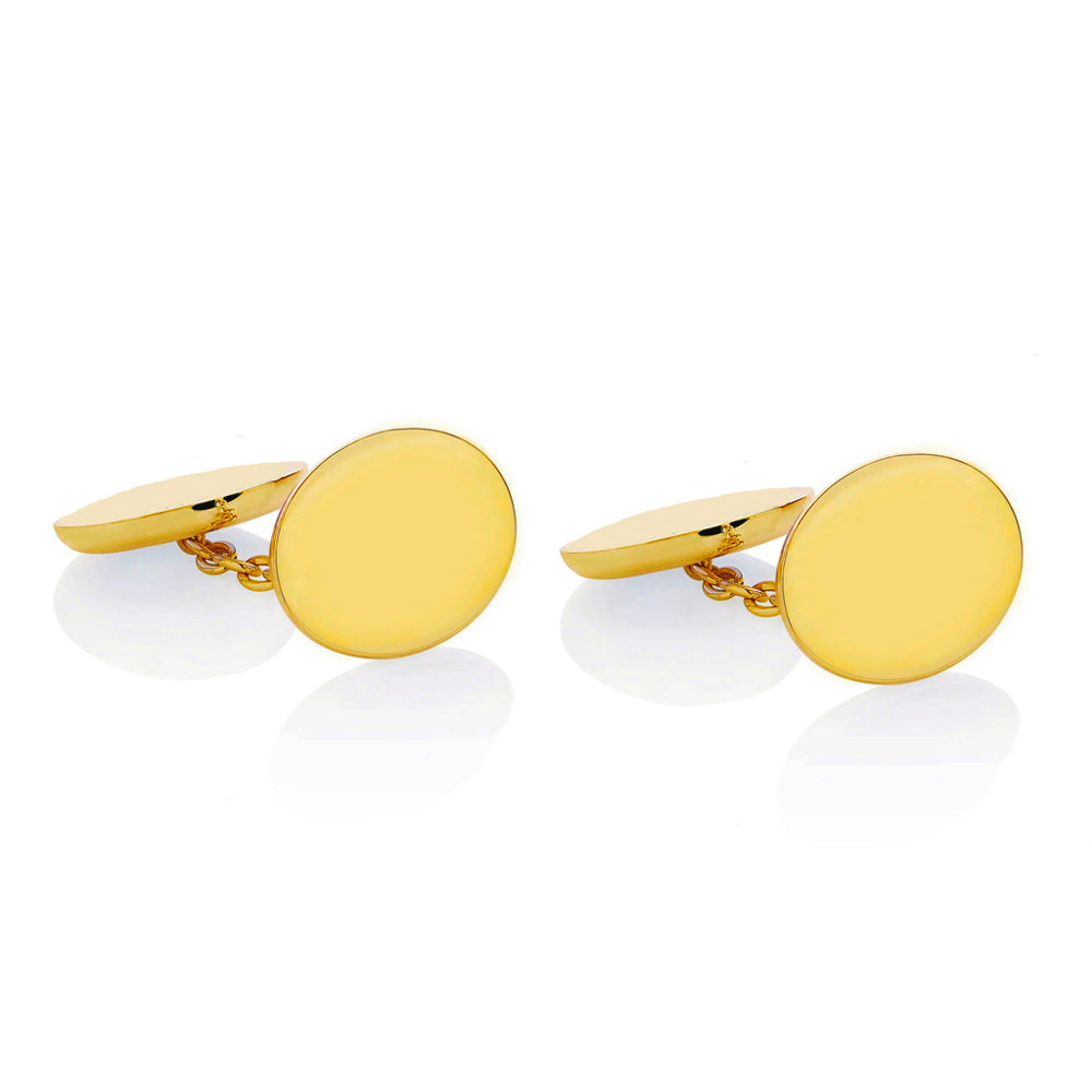 Yellow Gold Double Ended Cufflinks 