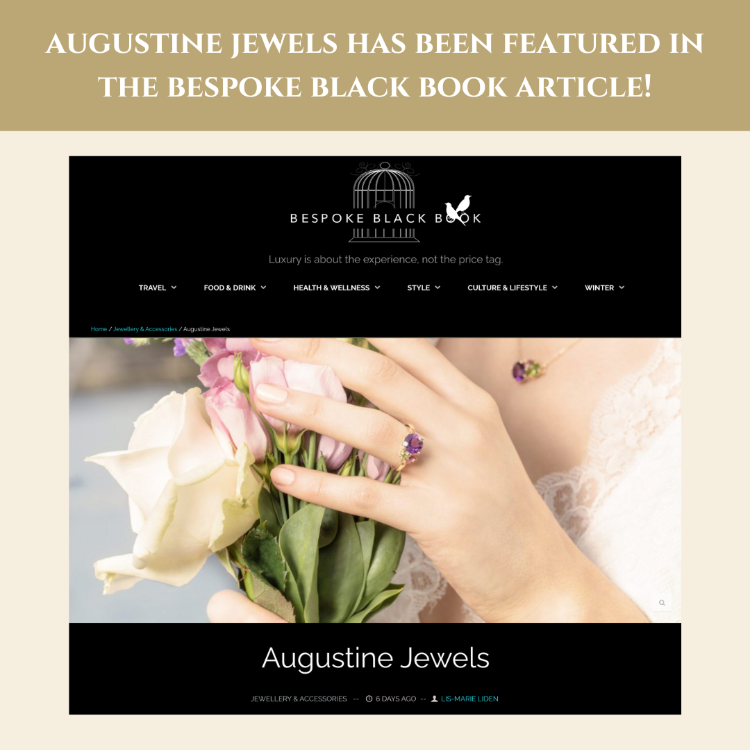 Augustine Jewels has been featured in the Bespoke Black Book article!