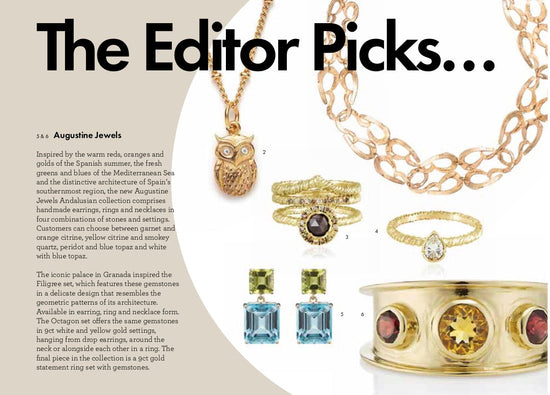 Augustine Jewels Featured In The Jeweller's Winter 2021 Edition