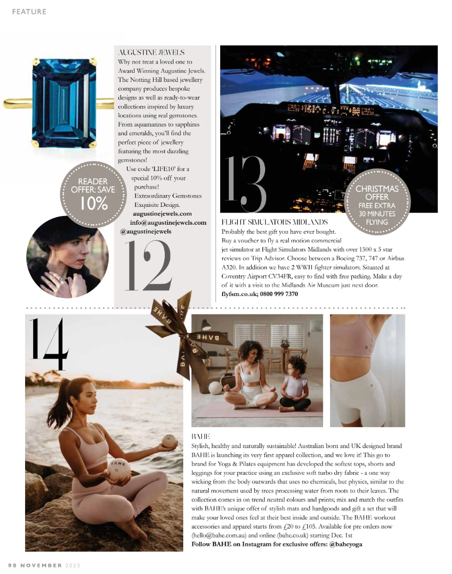 Augustine Jewels Feature in The Life Magazine's Christmas Gift Guide!