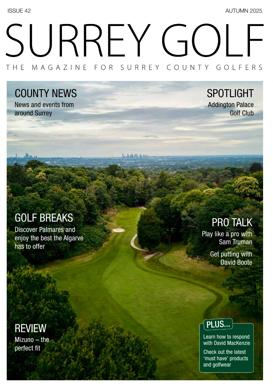 Feature in Surrey Golf Autumn Edition
