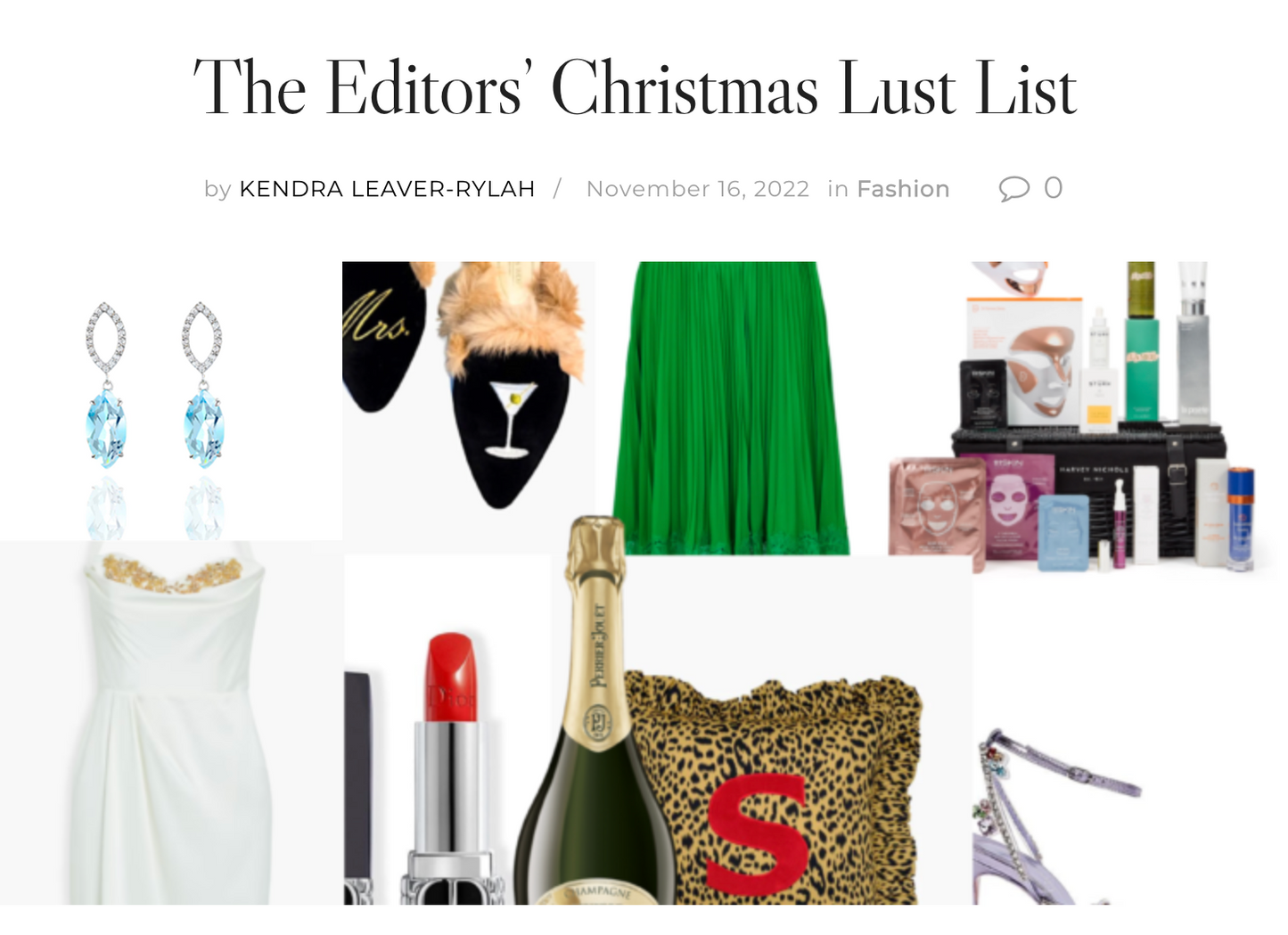Augustine Jewels Feature in The Wedding Edition Christmas Wish List