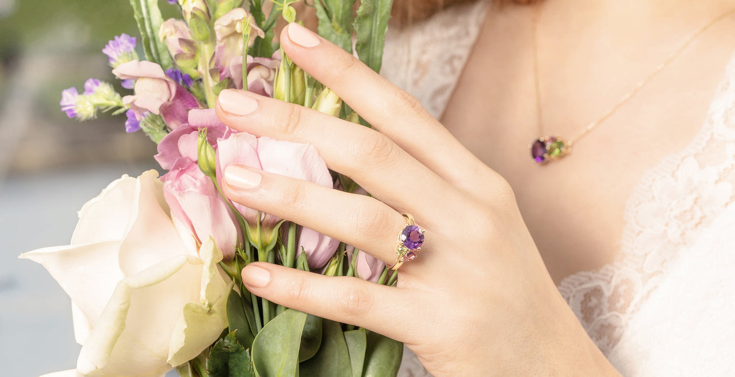 Gemstone Colour Guide: White, Purple, and Green