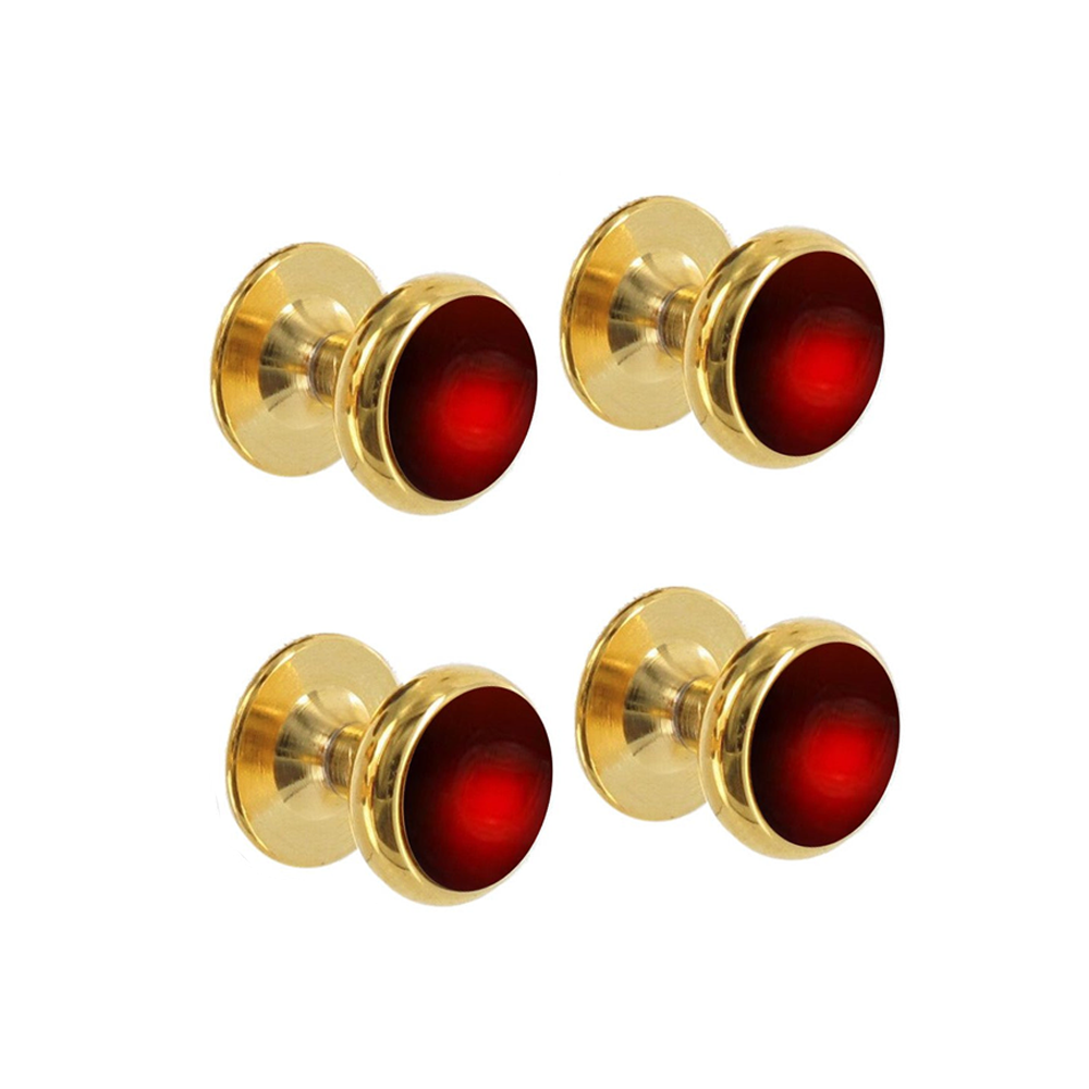 Yellow Gold Garnet Shirt Studs | Men's Jewellery | Shirt Studs Augustine Jewels London Yellow Gold Garnet Shirt Studs | Men's Jewellery | Shirt Studs Augustine Jewels London