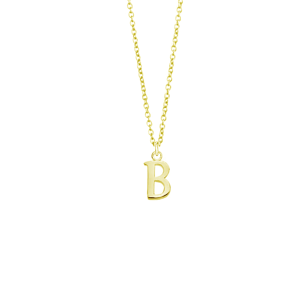 Gold Initial Necklace - Augustine Jewels