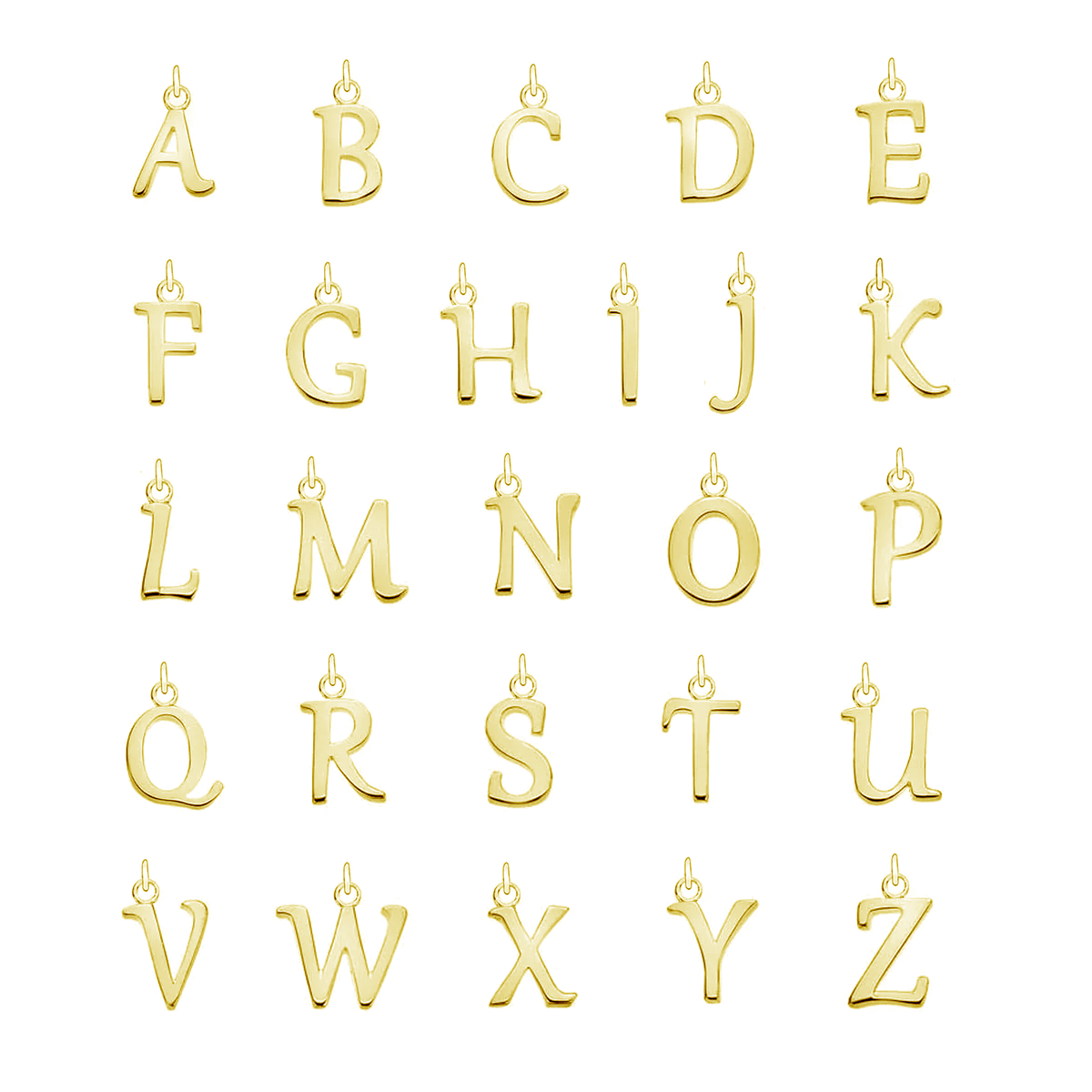 Gold Initial Necklace - Augustine Jewels