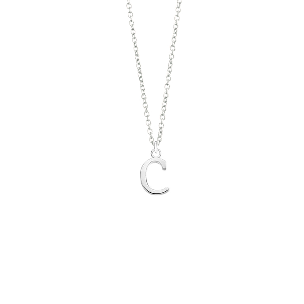 Silver Initial Necklace - Augustine Jewels
