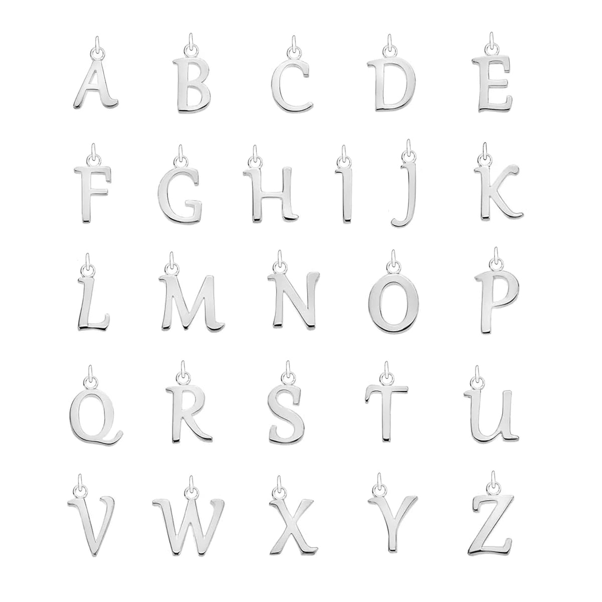 Silver Initial Necklace - Augustine Jewels