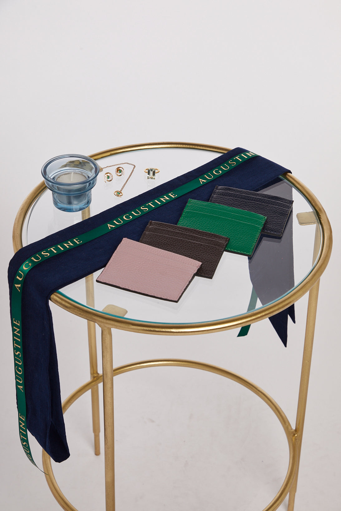 Green Credit Card Holder, Credit Card Holder Set - Augustine Jewels