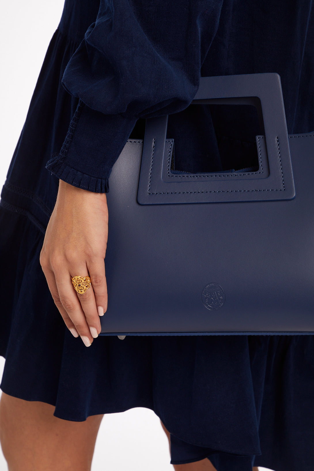 Large Navy Blue Bag - Augustine Jewels