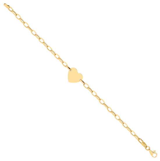 Load image into Gallery viewer, 9ct Yellow Gold Heart Bracelet
