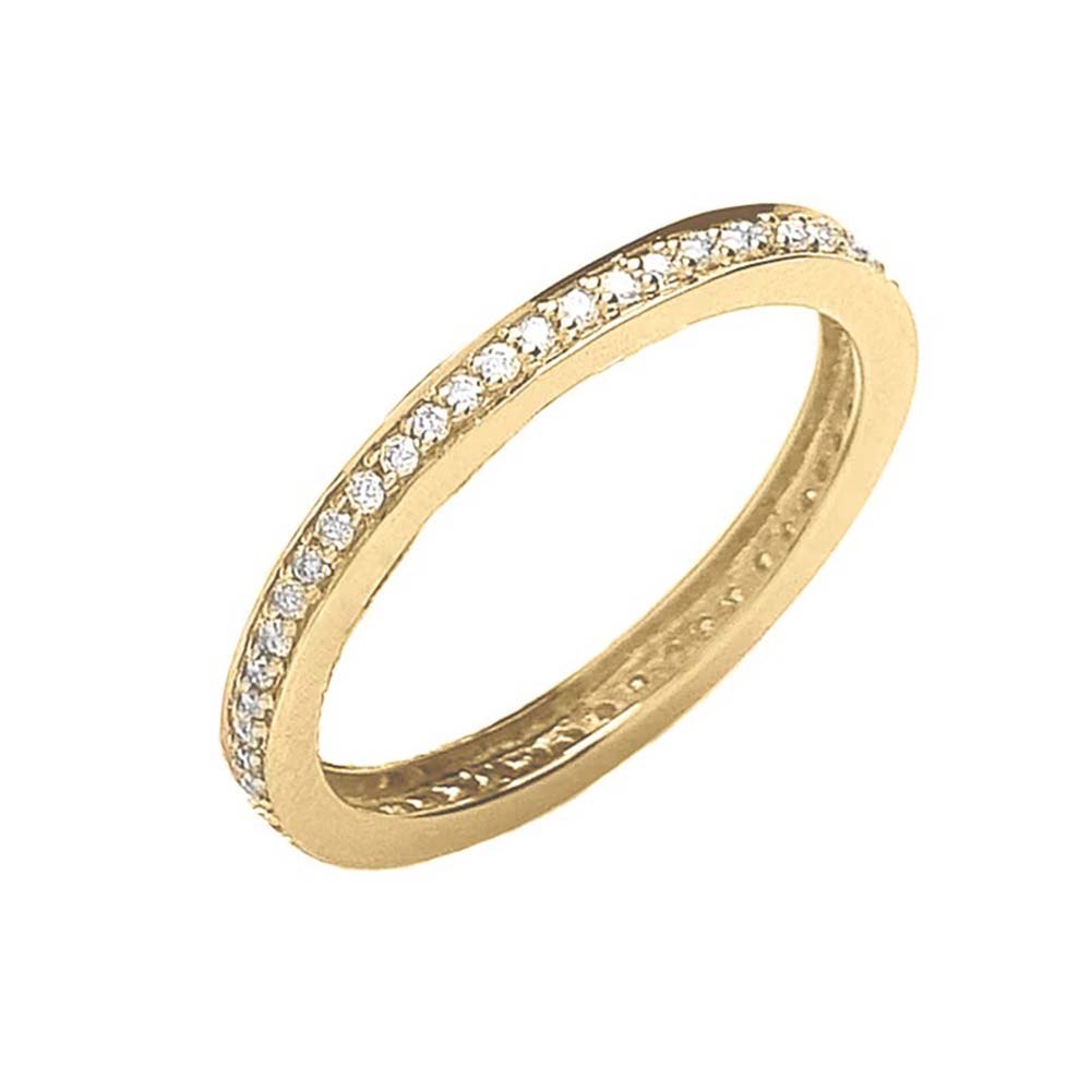 18ct Yellow Gold Full Eternity Ring - Augustine Jewels