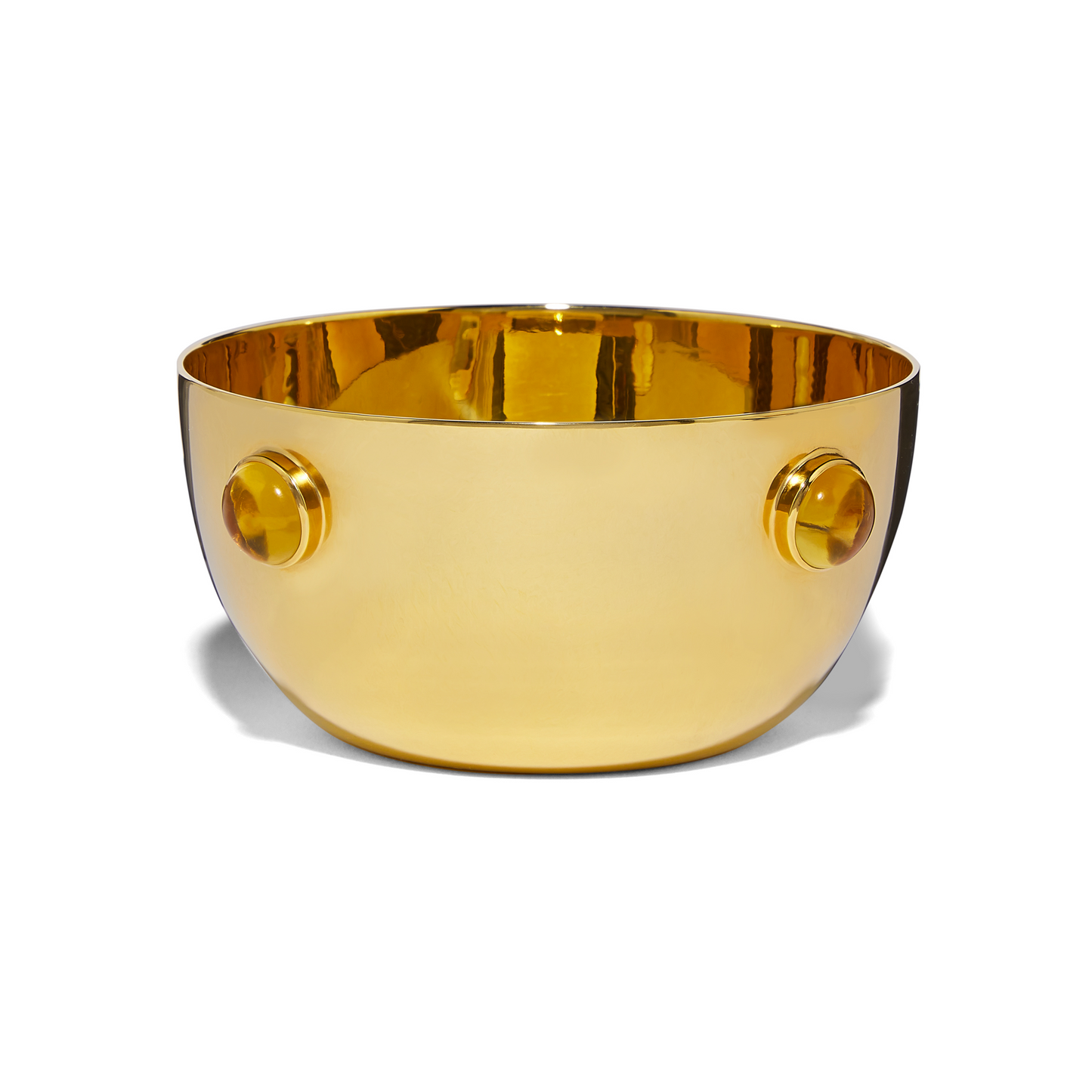 Gold Plated Citrine Bowl Set - Augustine Jewels