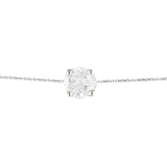 Sterling Silver White Topaz Bracelet