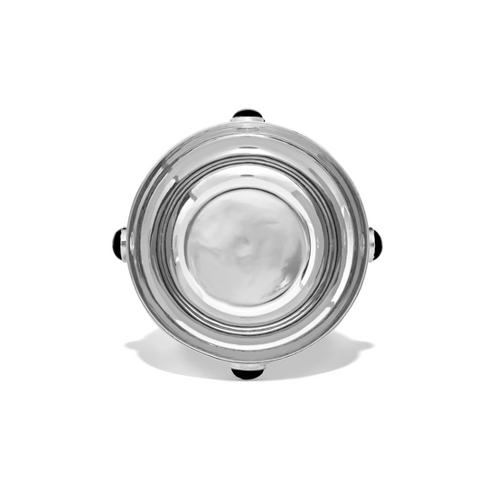 Load image into Gallery viewer, Small Sterling Silver &amp;amp; Onyx Bowl
