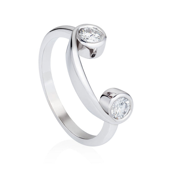 Load image into Gallery viewer, Ti Amo Sempre Diamond Ring | Augustine Jewels | The Bridal Collection | Bride&amp;#39;s Ring
