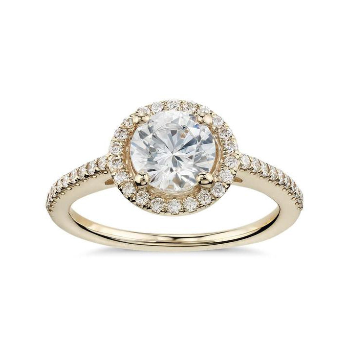 Load image into Gallery viewer, 18ct Yellow Gold Diamond Engagement Ring | Augustine Jewels | Engagement Rings
