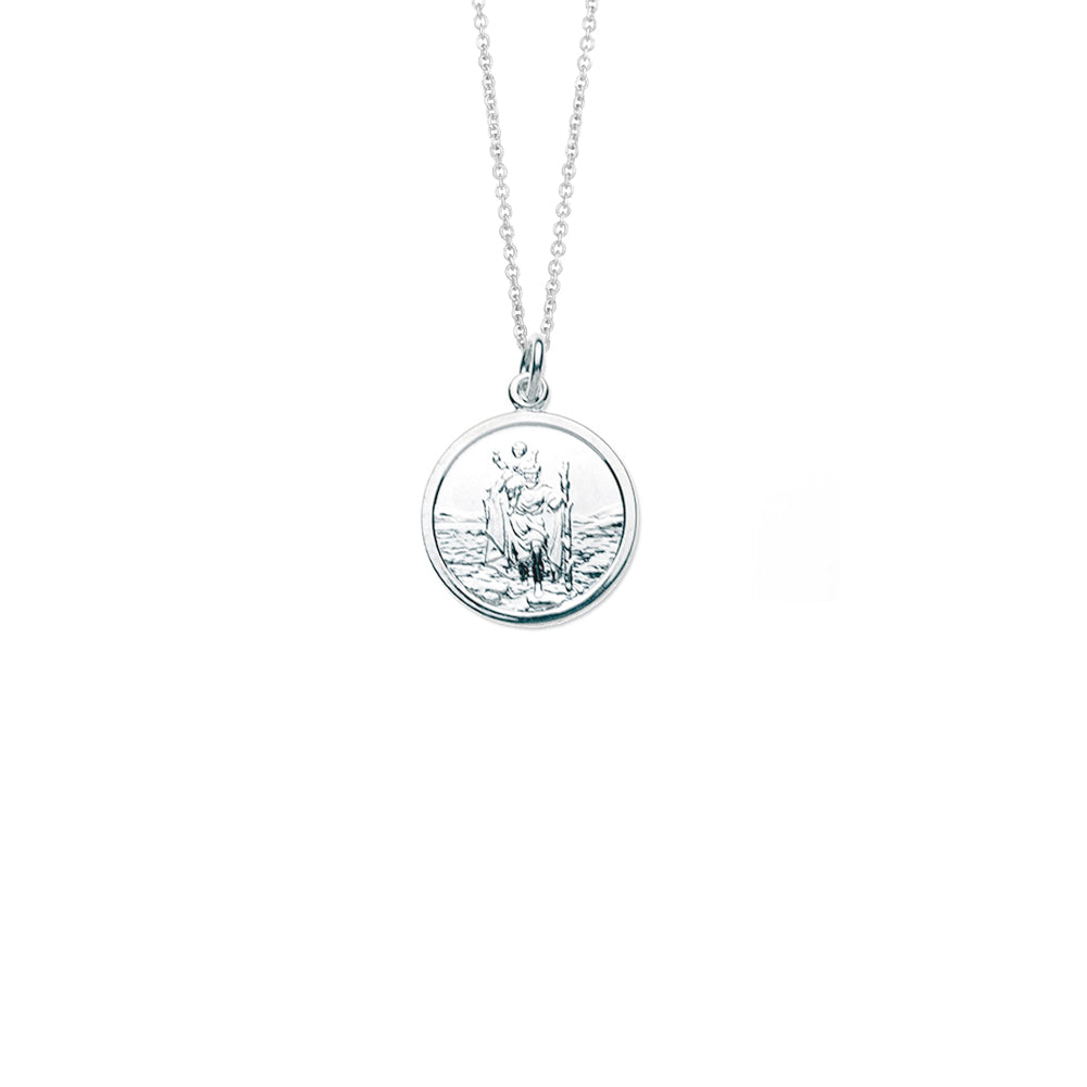 Silver St Christopher Necklace - Augustine Jewels