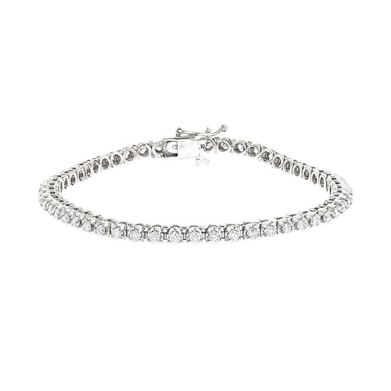 Delicate Diamond Tennis Bracelet -