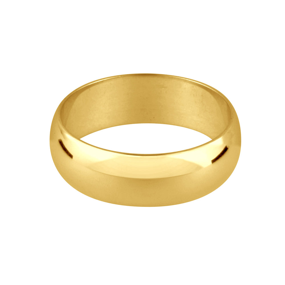 Load image into Gallery viewer, 18ct Yellow Gold D Shape Wedding Band | Augustine Jewels | Wedding Bands and Eternity Rings
