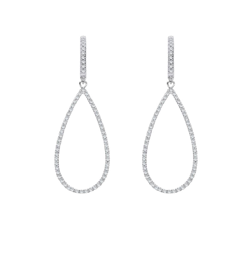 Diamond Drop Earrings - Augustine Jewels