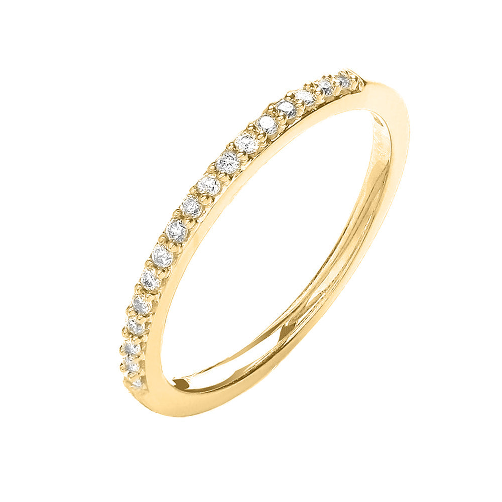18ct Yellow Gold Half Eternity Ring - Augustine Jewels