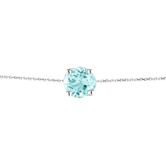 Sky Blue Topaz Silver Bracelet | The South of France Collection | Augustine Jewels | Gemstone Jewellery
