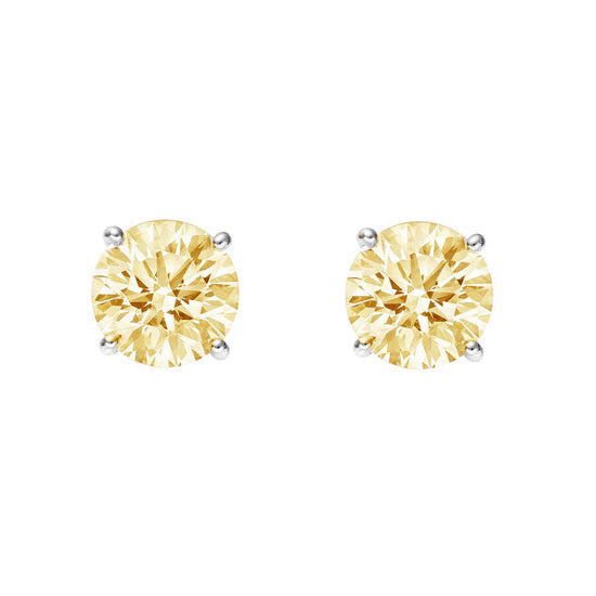 Citrine Stud Earrings | The South of France Collection | Augustine Jewels | Gemstone Earrings
