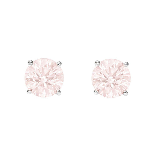 Rose Quartz Stud Earrings | The South of France Collection | Augustine Jewels | Gemstone Jewellery