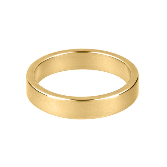 Load image into Gallery viewer, 18ct Yellow Gold Flat Wedding Band | Augustine Jewels | Wedding Bands and Eternity Rings
