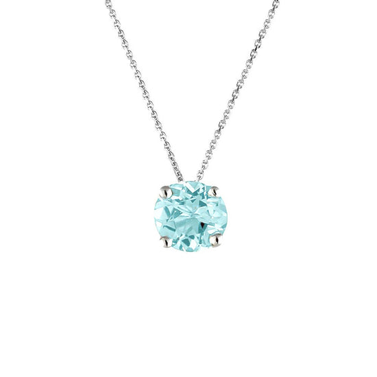Sky Silver Blue Topaz Necklace | The South of France Collection | Augustine Jewels | Gemstone Jewellery