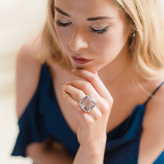 Purple Amethyst Maxi Ring | Augustine Jewels | Semi-precious Gemstone Ring