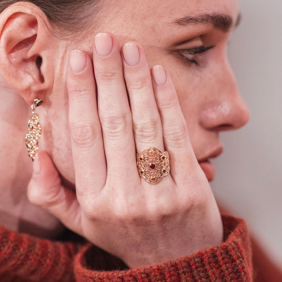 Gold Filigree Ring | The Andalusian Collection | Augustine Jewels