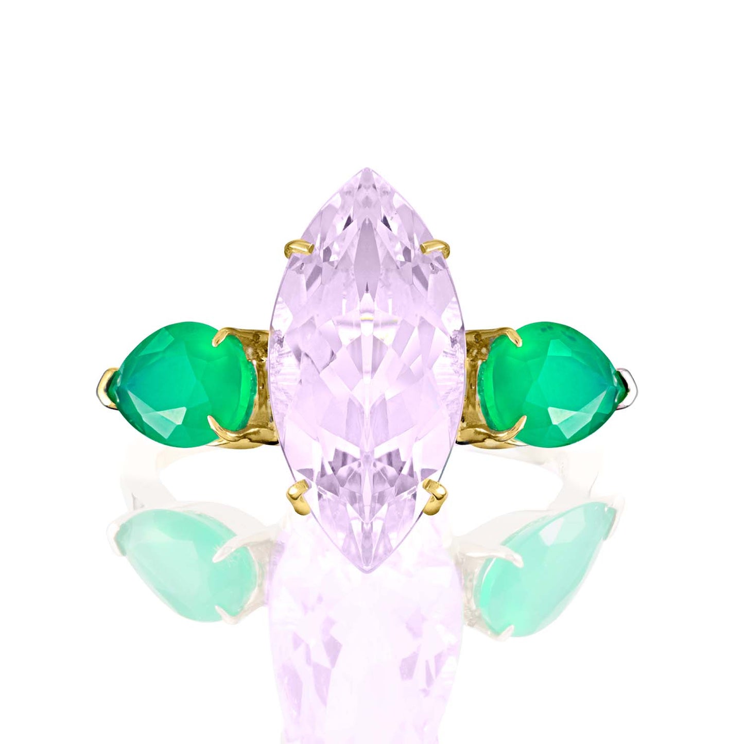 Load image into Gallery viewer, purple amethyst and agate ring | Augustine Jewels | English Gardens Collection | Gemstone
