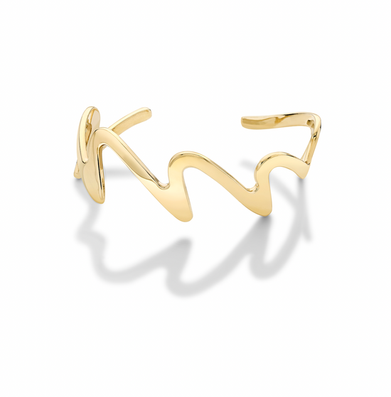 Load image into Gallery viewer, 18ct Yellow Gold Wedeln Bangle
