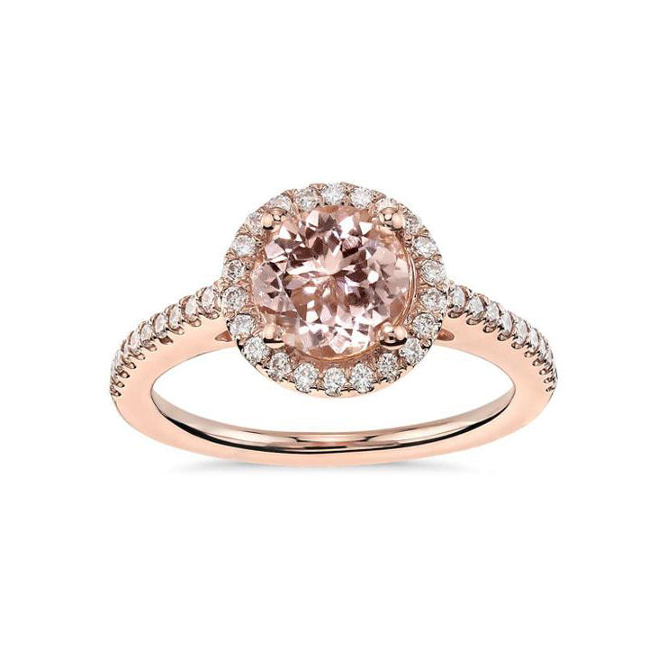 Rose Gold Morganite Ring - Augustine Jewels