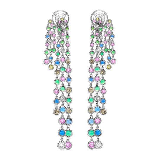 Load image into Gallery viewer, Colour Burst Earrings | Augustine Jewels | Bespoke Earrings London
