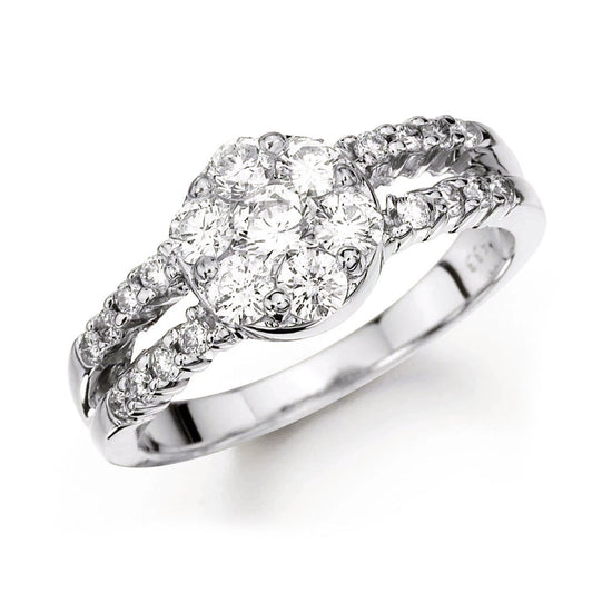 White Gold Bespoke Engagement Ring London | Augustine Jewels | Engagement Ring