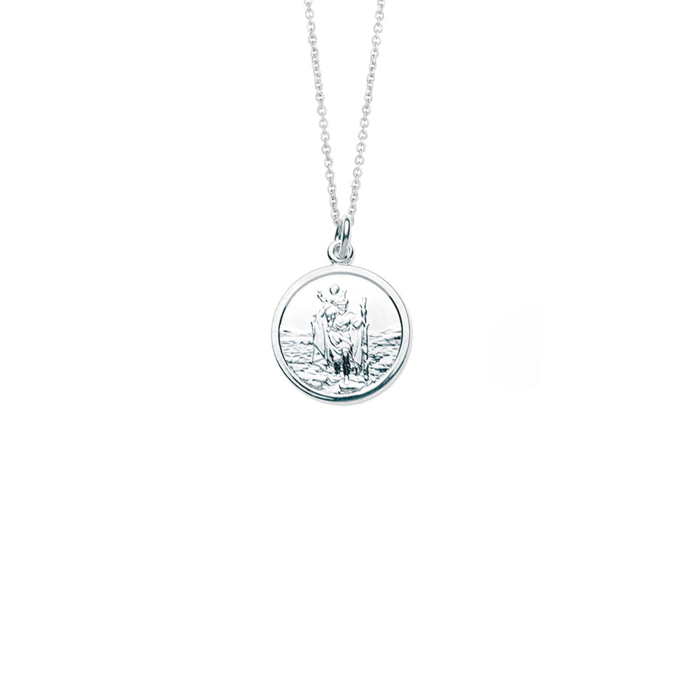 Silver St Christopher Necklace | Augustine Jewels | Silver Jewellery